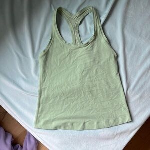 Lululemon Cool racer back tank top size 0 creamy mint color